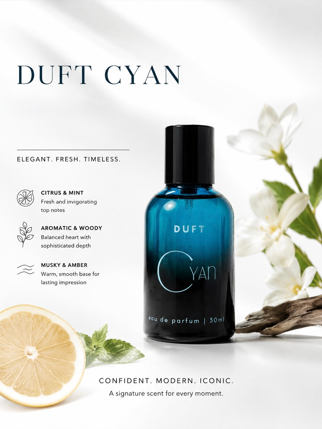 Duft Cyan EDP - Men (30ml.) (Similar to Bleu de C h a n e l )