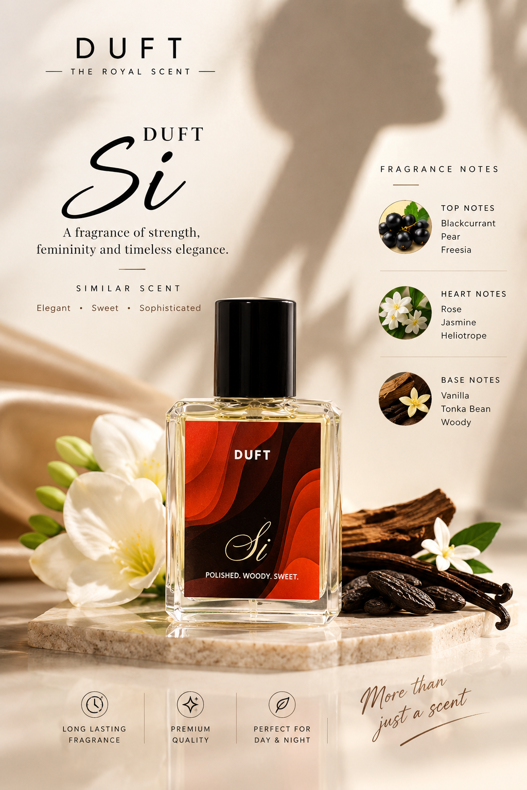 DUFT Si Edp - Women (30ml.) | similar to Armani Si