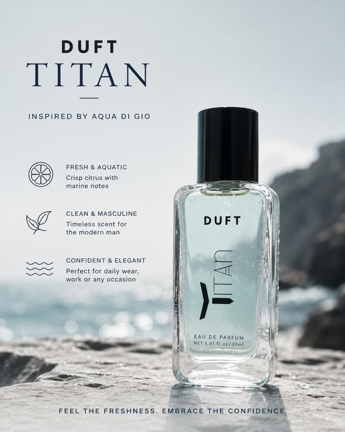 DUFT TITAN ( similar of A Q U A DI GIO )