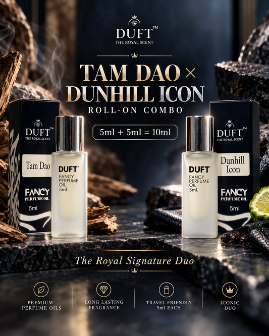 Tam Dao × Dunhill Icon Roll-On Combo (5ml + 5ml) – Premium Perfume Oil Duo